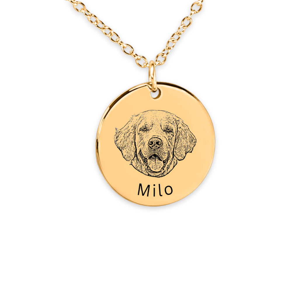 Pet Portrait Necklace - Keep Your Beloved Companion Close to Your Heart