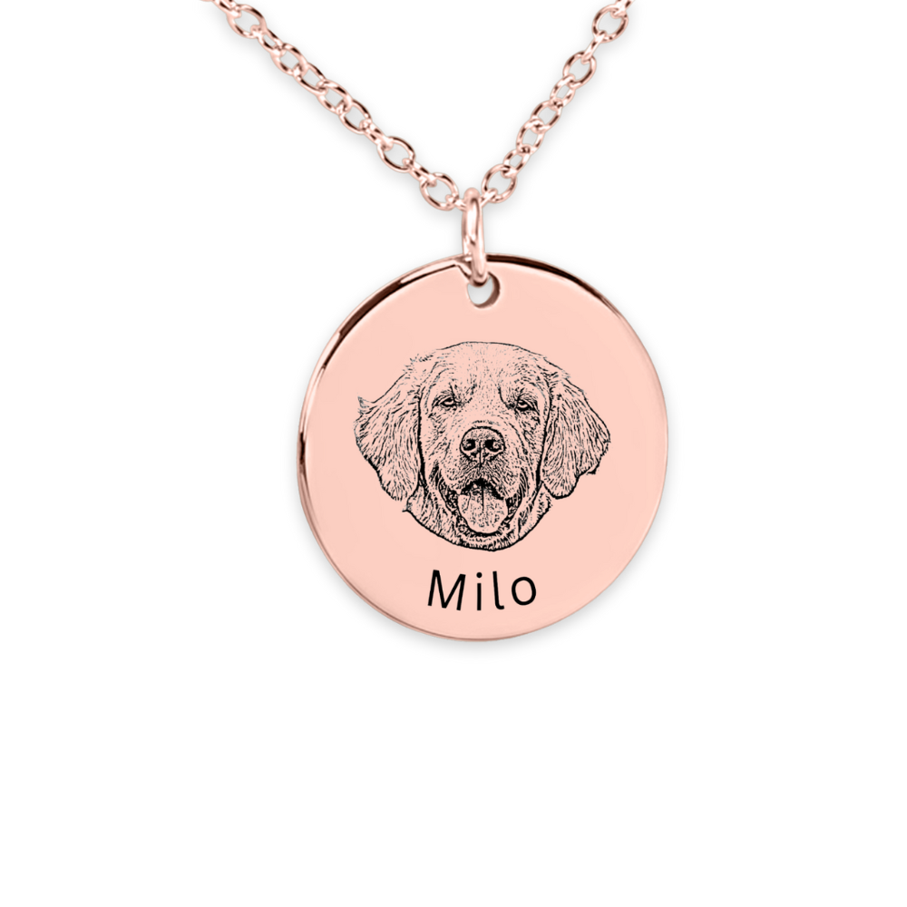 Pet Portrait Necklace - Keep Your Beloved Companion Close to Your Heart