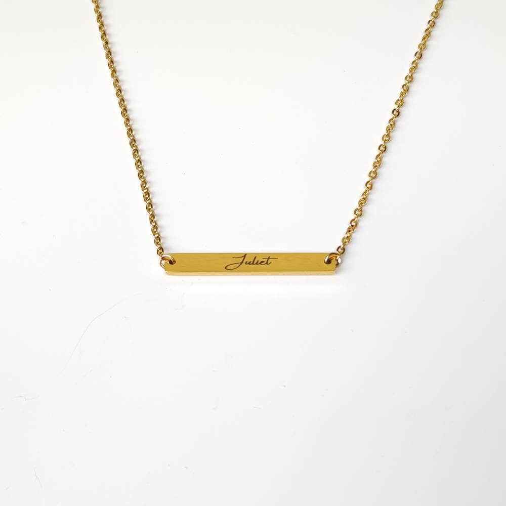 Horizontal Bar Necklace