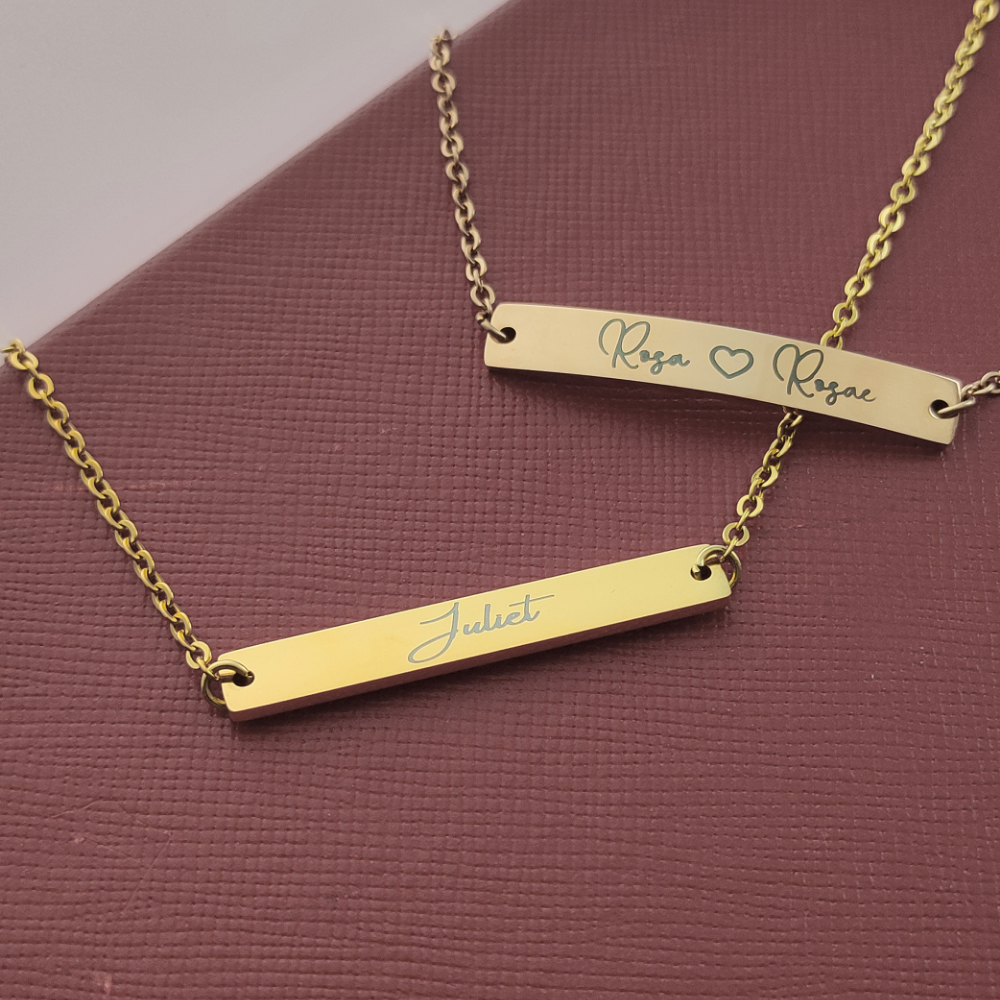 Horizontal Bar Necklace