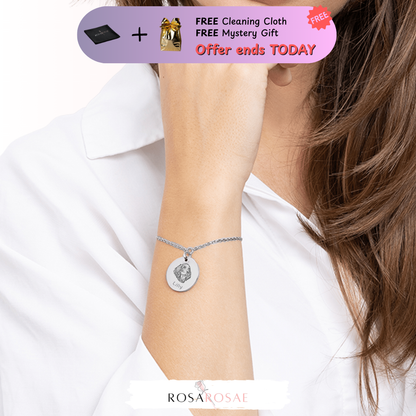 Personalized Pet Coin Bracelet - Unique Keepsake for Pet Parents