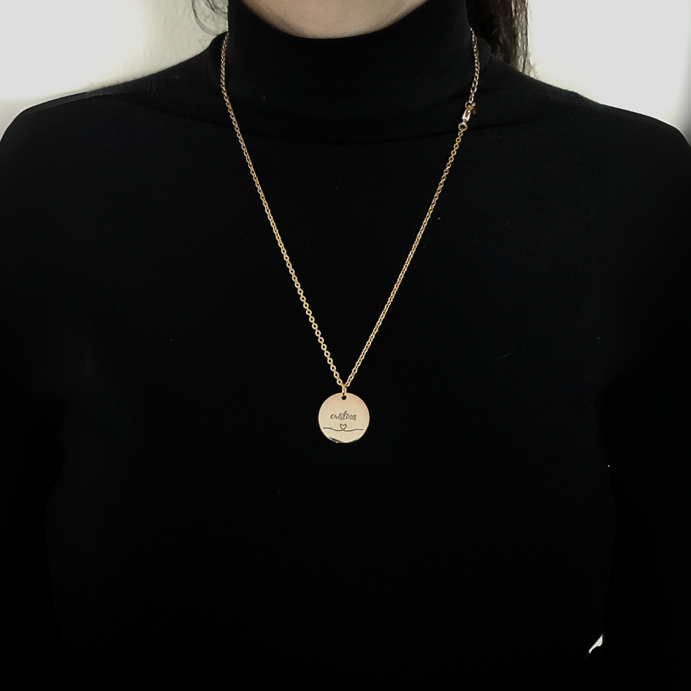 Personal Amulet Coin Necklace