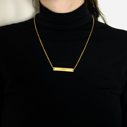 Horizontal Bar Necklace