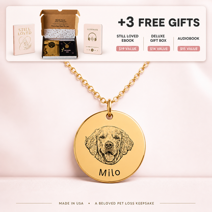 Pet Portrait Necklace - Keep Your Beloved Companion Close to Your Heart