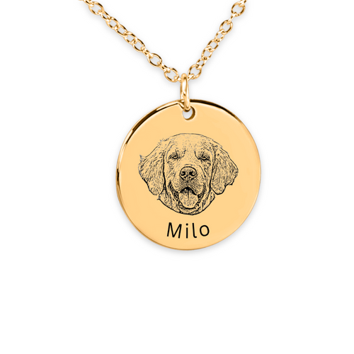 Pet Portrait Necklace - Keep Your Beloved Companion Close to Your Heart