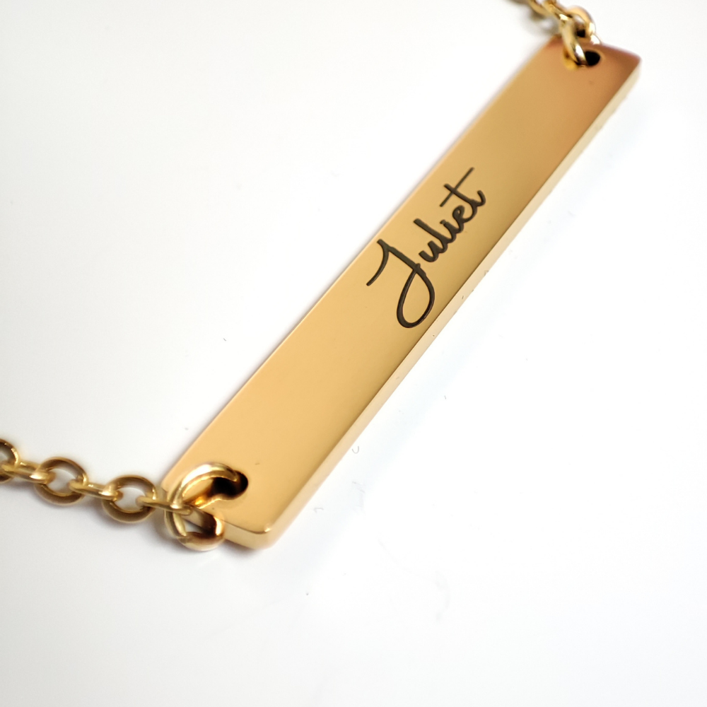 Horizontal Bar Necklace