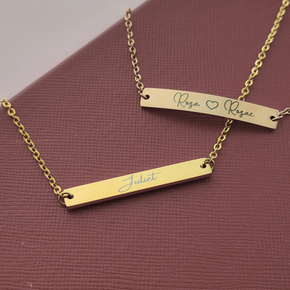 Horizontal Bar Necklace
