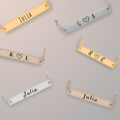 Horizontal Bar Necklace