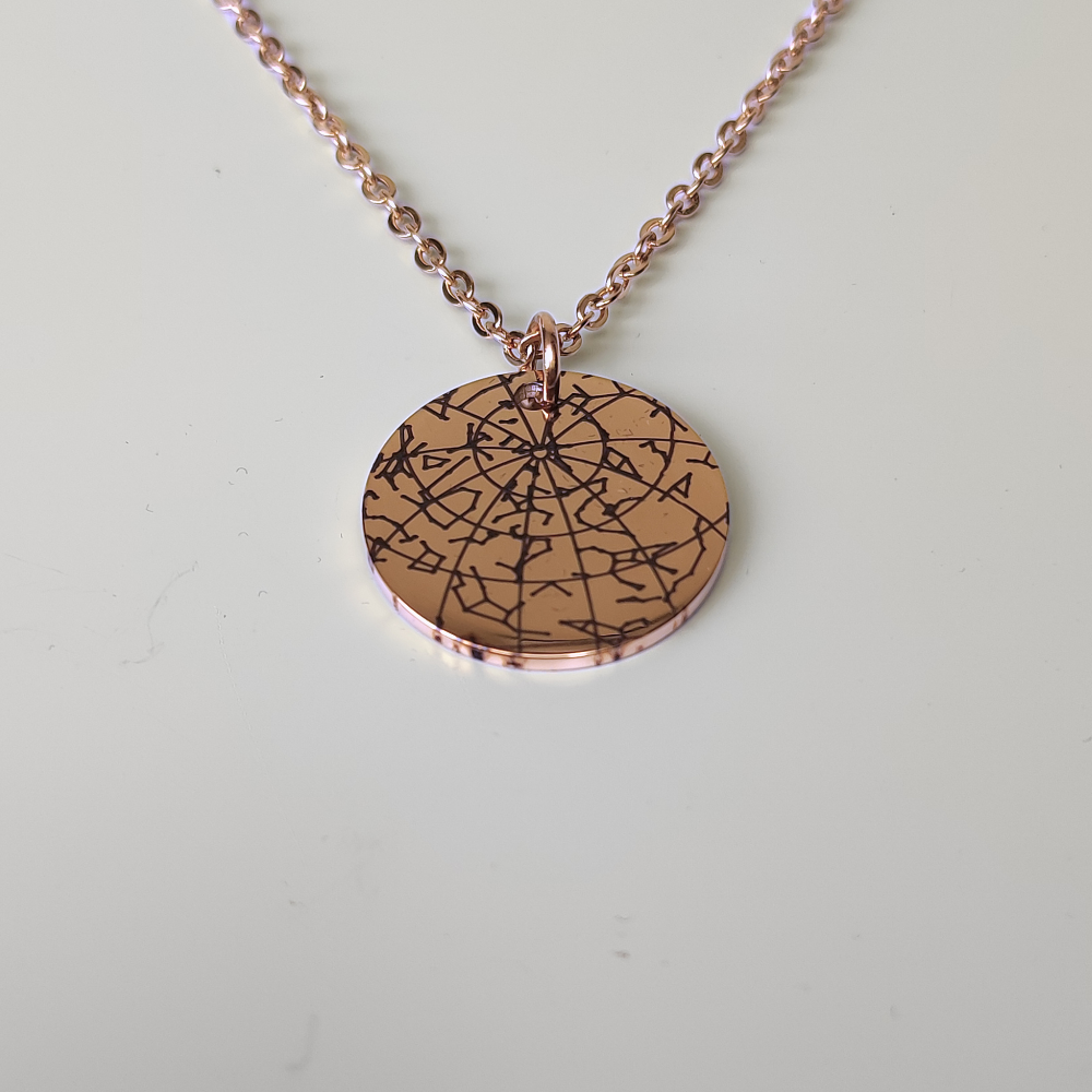 Star Map Necklace